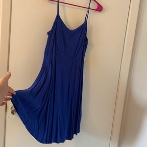 Royal blue sun dress